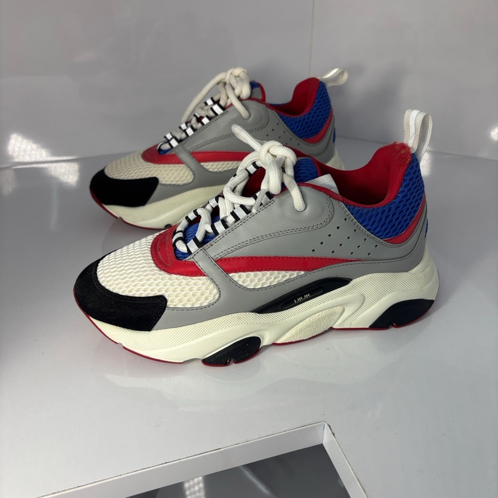 •AUTHENTIC •Dior Women's Sneakers - Red, Blue, Gray, Black - Picture 2 of 6